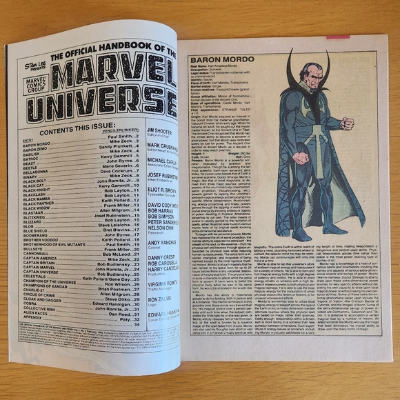 Marvel Universe #1 and #2 1983 - 1980s Comic Books (Lot of 2) - Picture 11 of 16